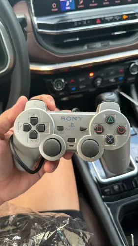 Controle ps2 prata