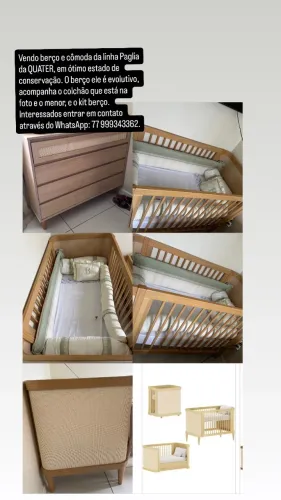 Berço e cômoda 