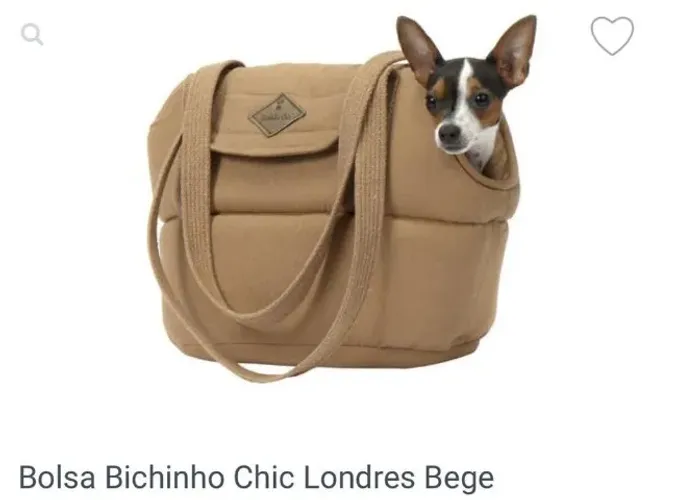 bolsa de transporte de cachorro 