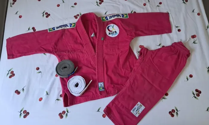 Kimono Infantil Rosa