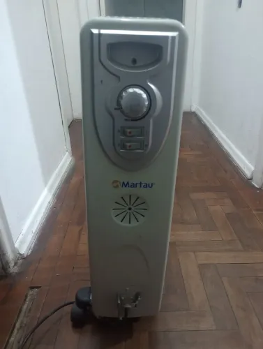 Aquecedor funcionando 