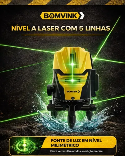 Nível a laser 5 linhas (entrega gratis)