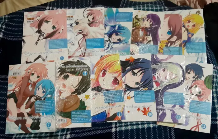 Volumes 1 ao 12 de Sora no Otoshimono (LACRADOS)