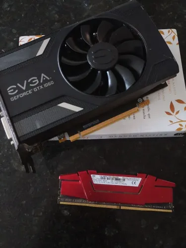 Título: Placa de Vídeo EVGA GTX 1060 + RAM 16GB DDR4 2400MHz - R$ 900