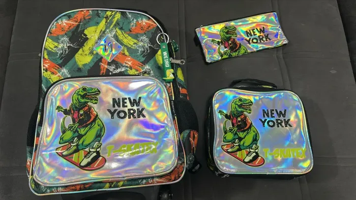 Kit mochila infantil menino 