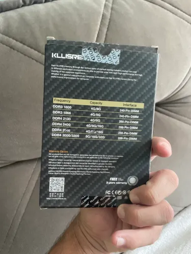 Um pente de Memória Ram Kllisre