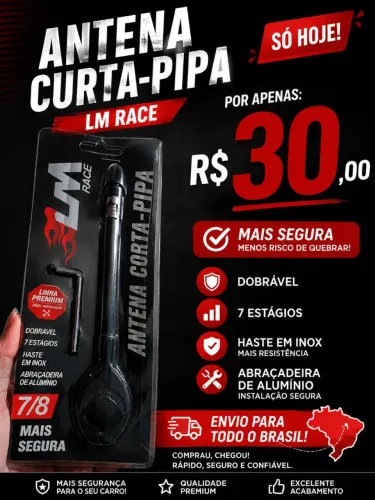Antena corta pipa 