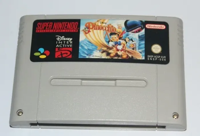 Pinocchio - Cartucho de SNES (Europeu)