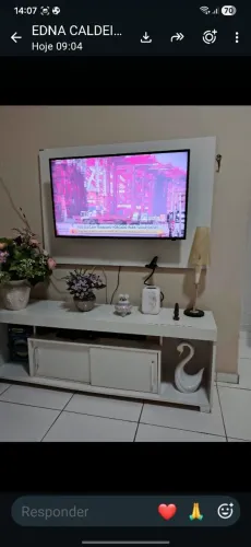 Rack com painel sem tv