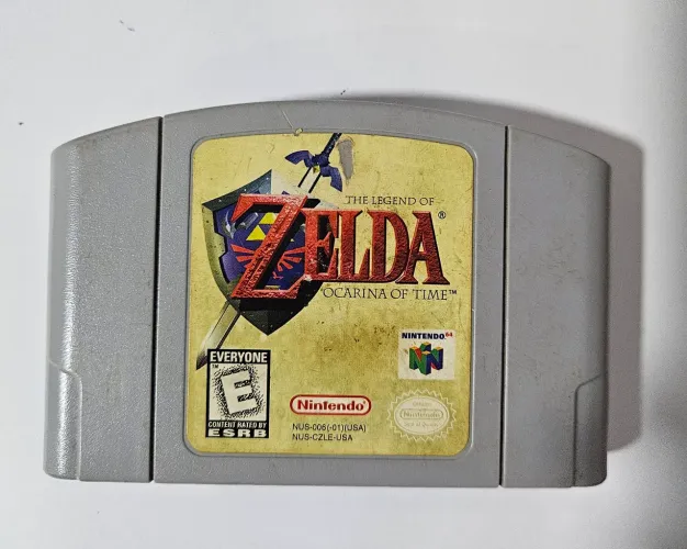 Fita Cartucho Nintendo 64 Zelda Ocarina