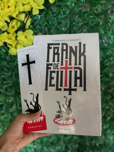 Livro O Demônio de Gólgota: Frank De Felitta + marcador de página ( Darkside)