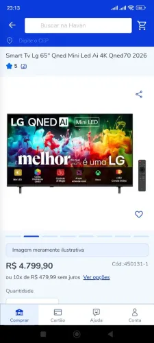 Tv LG 65 nova completa até com alexia vendo ou troco