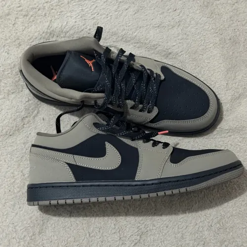 Tenis Nike Air Jordan Low 1 Olive Greey