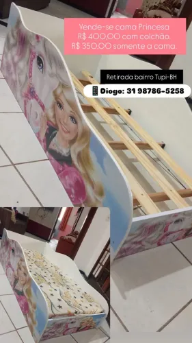Vende-se cama princesa 