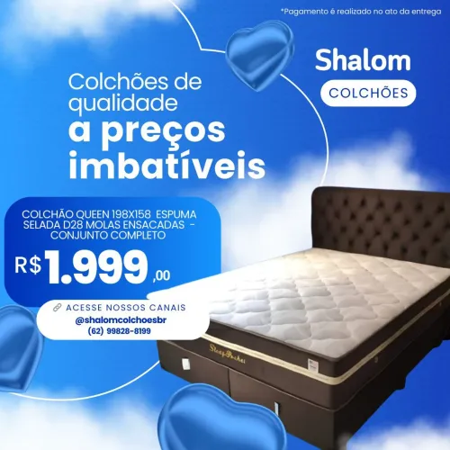 Cama box king molas ensacadas individualmente