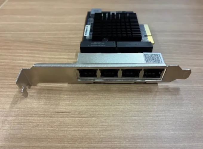 Placa de Rede Quad-Port (4 Portas) 2.5 Gbps Gigabit PCI Express - Usado