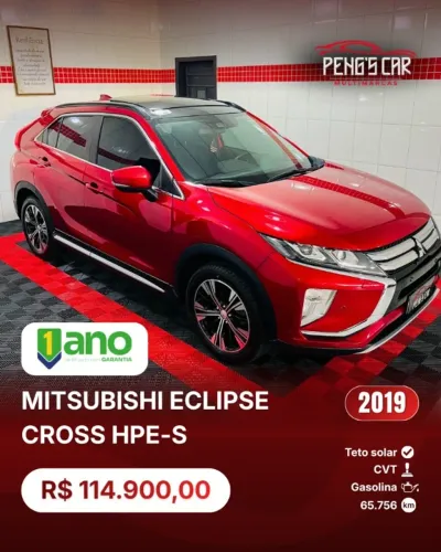 Mitsubishi Eclipse Cross HPE-S 1.5 16V 165cv Aut. 2019