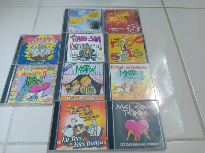 Lote cds de forró 