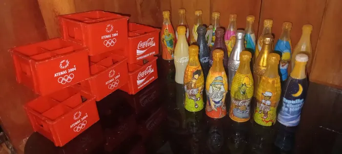 Garrafinhas coca-cola