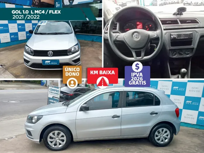 Volkswagen Gol Geração VII 1.0 12V Flex Mec. 4P 2022