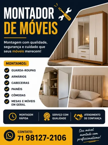 Montador de móveis em lauro de freitas e região