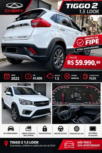 Chery Tiggo 2 Look 1.5 16V Flex Mec. 5P 2022