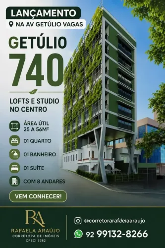 LANÇAMENTO GETÚLIO 740! Um novo conceito de moradia no coração de Manaus!