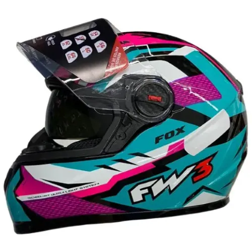 Capacete fw3 azul Tiffany novo zerado nunca usado
