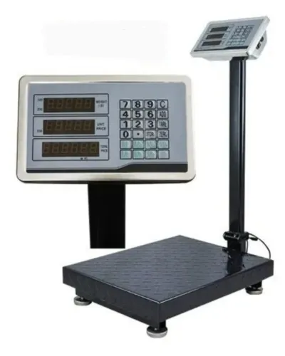 Balança Digital 200kg Plataforma Reforçada 40x30cm C/bateria