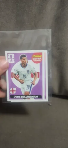 Figurinha Extra sticker Jude Belingham rosa 2026