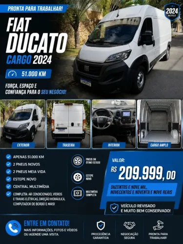 Fiat Ducato Cargo 2.2 Diesel (e6) 2024