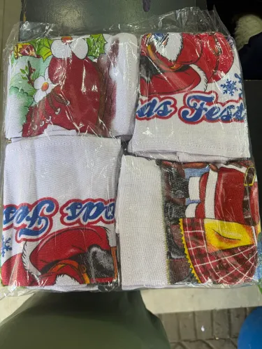 KIT PANO DE PRATO MÉDIO NATAL! KIT COM 12