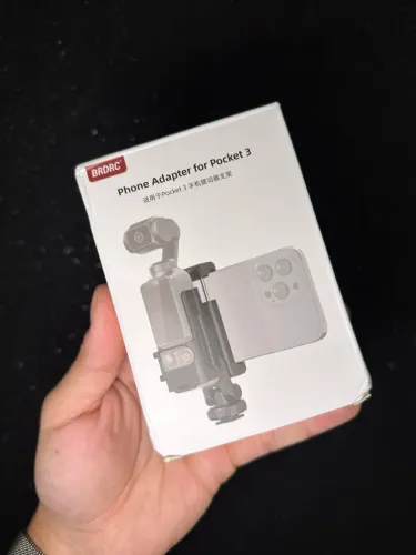 Kit Acessórios DJI Osmo Pocket 3/4: Pára-sol + Suporte Teleprompter