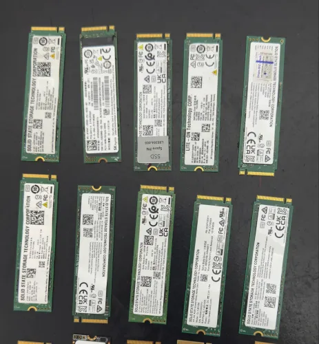 10 ssds nvme 256gb usados