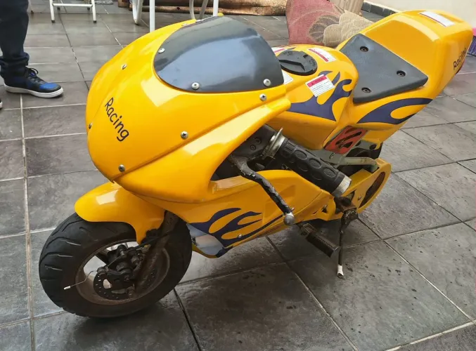 Mini moto speed 49CC semi nova-motor novo 