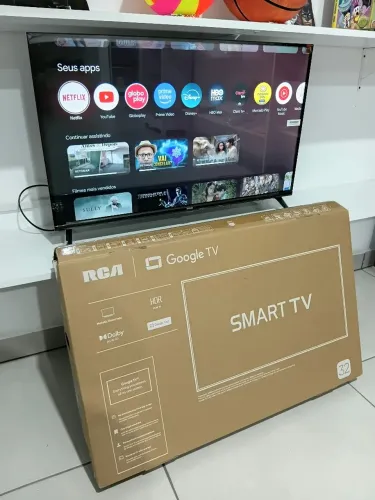 Tv smart 32P da marca RCA.Nova na caixa. Aqui na LOJA FABGAMES