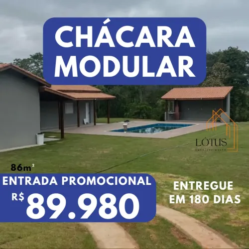 86CM- ACEITAMOS CARRO PARA CONSTRUIR SUA CHÁCARA!