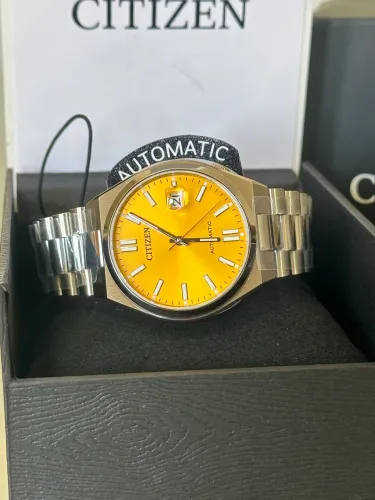 Relógio Citizen Tsuyosa Amarelo novo 