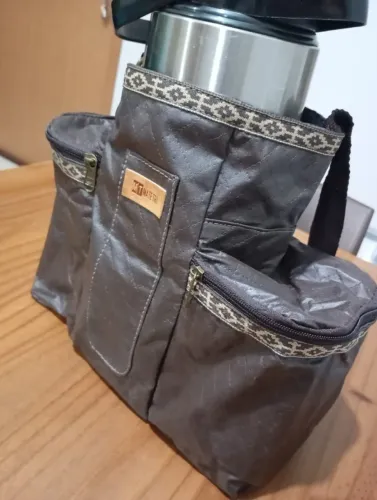 Mateira Marrom Chimarrão 3 Bolsos