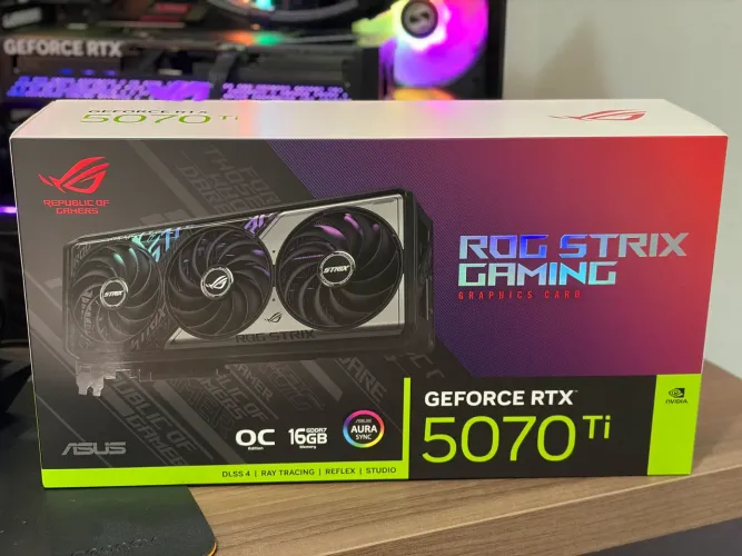 RTX 5070ti rog Strix (parcelo no cartão)