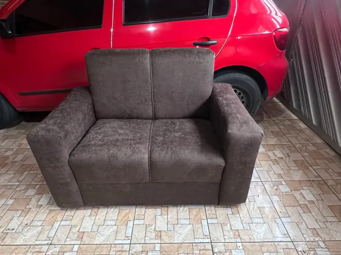 Sofá 2 lugares novo R$:250 com entrega wattszap: *