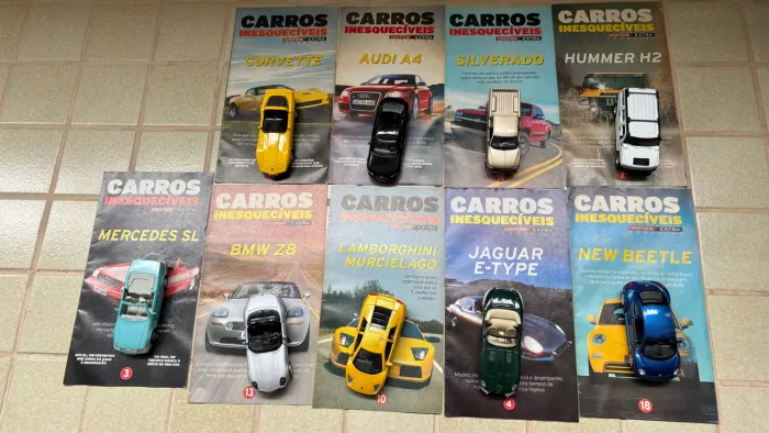 Coleção carros inesquecíveis