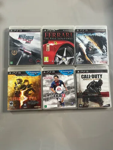 LOTE de JOGOS DE PS3