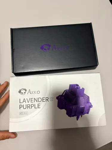 switches mecânicos Akko Lavender Purple V3 Pro tateis
