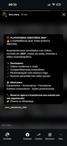 Plataforma giratória 360
