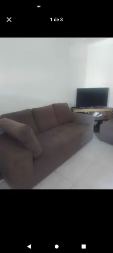 Sofá 5 lugares + uma Poltrona grande de centro de sala
