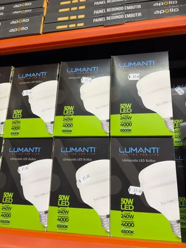 Lâmpada led bulbo 50w