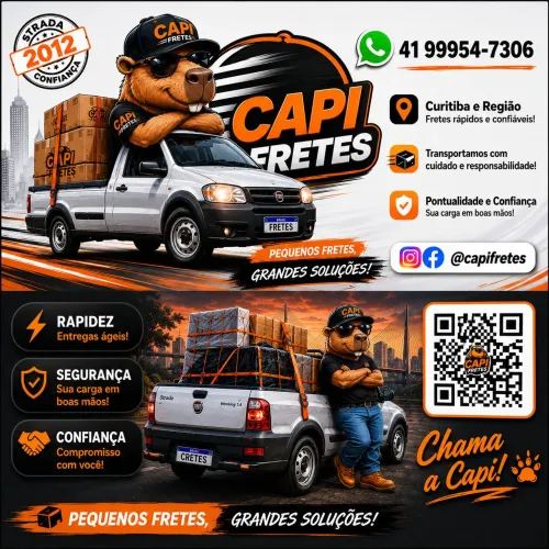 Pequenos Fretes e Carretos - Curitiba e Região Metropolitana