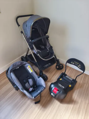 Carrinho de Bebê Safety 1st Discover Trio + Bebê Conforto e Base ISOFIX
