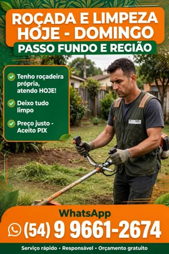 Limpeza serviços gerais